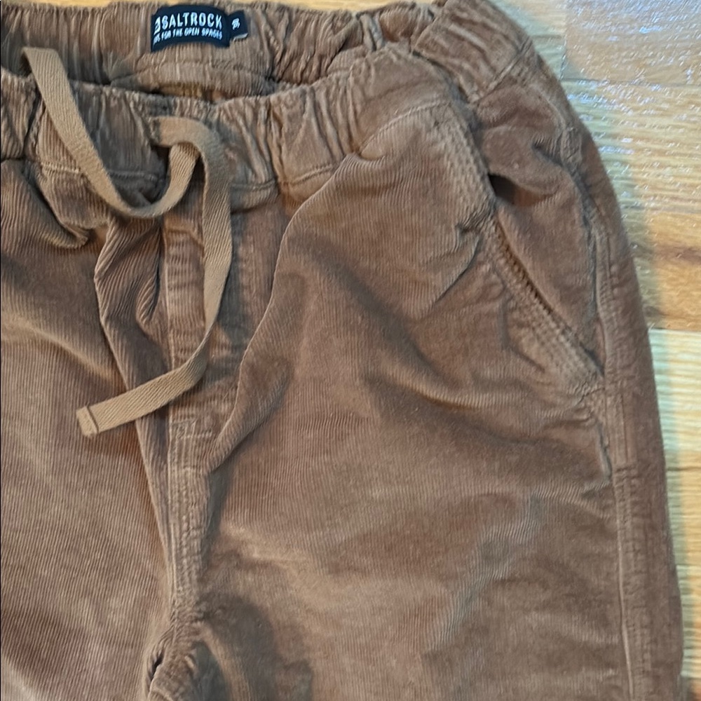 Men's Brown Corduroy Pants - Picture 3 of 5